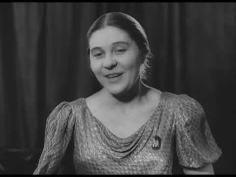 Елена Кругликова (видео!!)/ Elena Kruglikova - М. Мусоргский «По-над Доном», 1939