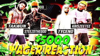 SteezoTheGod Wagered Tyceno For $5000 On NBA 2K23 And It Ended Like This...😱*MUST SEE*