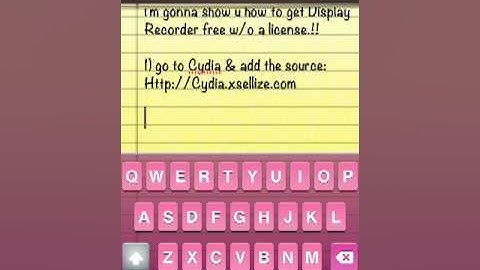 How to get Display Recorder (for iPhone and iPod touch) for free w/o a license.!!