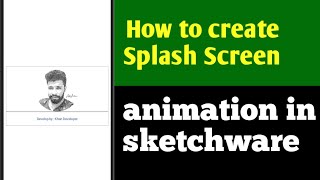 How to create animation Splash screen in sketchware | how to make splash screen in sketchware pro screenshot 5