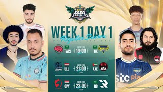 2025 MPL MENA Season 7 Regular Season Week 1 Day 1
