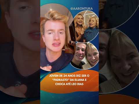 Jovem de 24 anos diz  ser o “padrasto” da Eliana e choca até Leo Dias