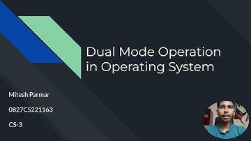Understanding Dual Mode Operation in Operating Systems || User Mode vs Kernel Mode Explained