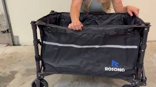 I absolutely love the ROSONG collapsible folding wagon