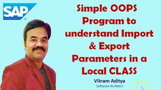 SAP OOPS Local Class with Parameters