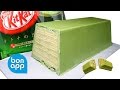 Гигантский КитКат с зеленым чаем. Mega KitKat green tea.