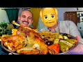 تحدى الدجاج 🐓والمحشى🥘🥗 المشكل لاول مره (خال) وفاء يتحدى معانا