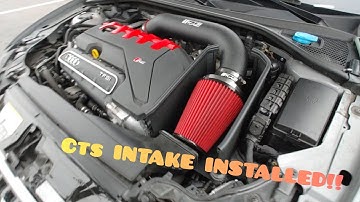 INSTALLED A CTS TURBO INTAKE!! AUDI RS3