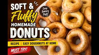 Soft & Fluffy Homemade Donuts Recipe #uk #food #recipe   #cooking #easyrecipe #foodie #foodlovers screenshot 2