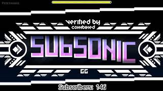 Geometry Dash | Progress #1: SubSonic by Viprin 62-100 (Extreme Demon)