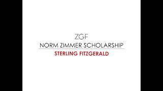 Fitzgerald ZGF Norm Zimmer Scholarship Submission