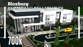 (700k) Bloxburg High School SpeedBuild - Bloxburg ROBLOX