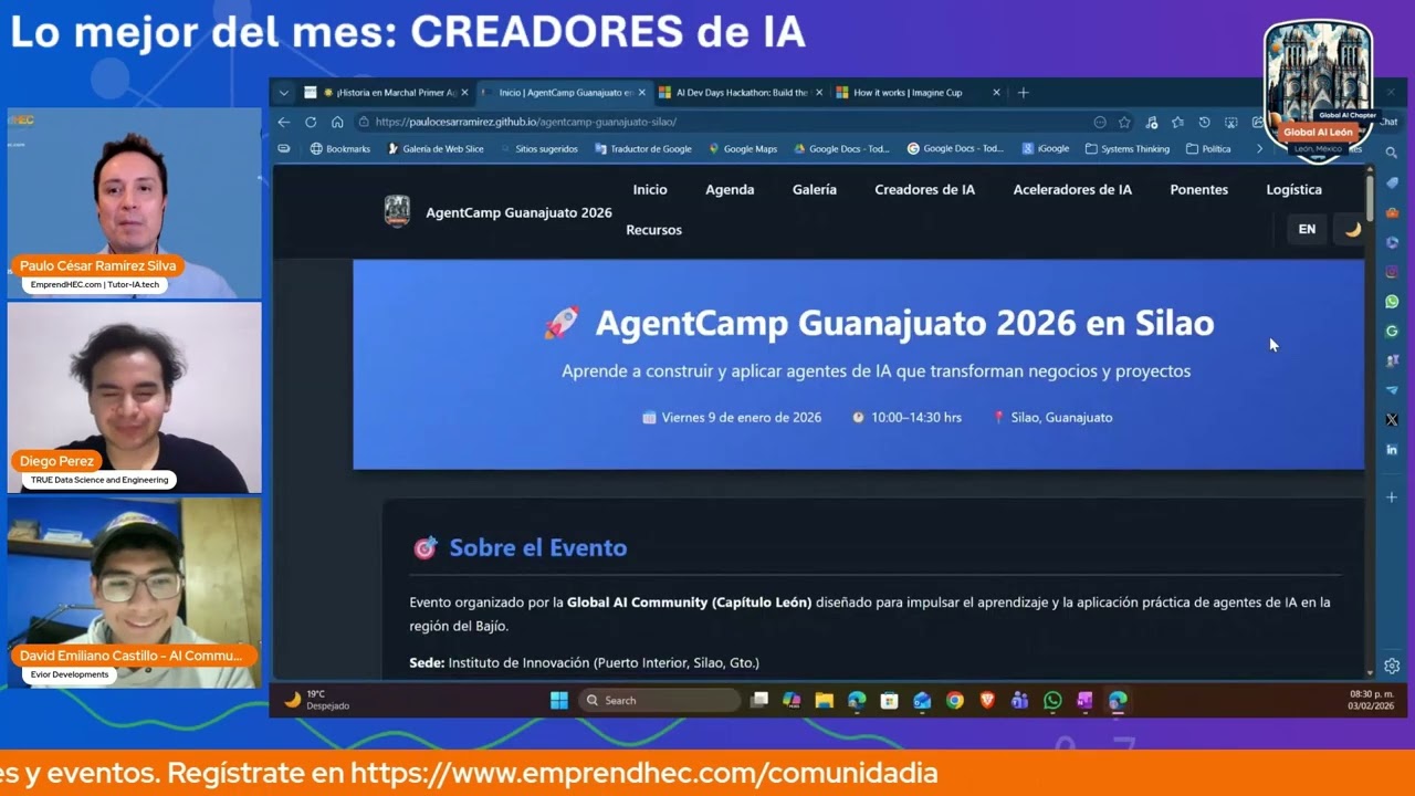 Lo Mejor del Mes para Creadores de IA - Febrero 2026 🔥 | Comunidad IA EmprendHEC - Global AI León