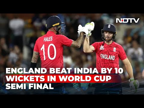 T20 WC: England Crush India By 10 Wickets To Set Final Date With Pakistan