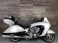 2014 victory vision tour touring white only 3k