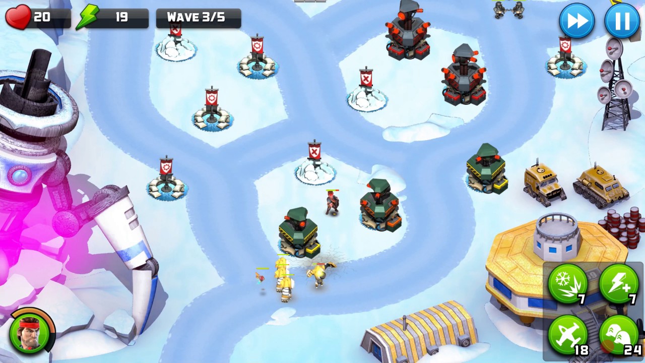 Alien Creeps TD - Level 28-Troika Trek - Campaign 3 Stars