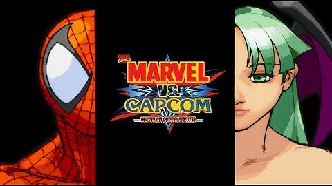 Marvel vs Capcom | Duo Team Attack | Spider-Man & Morrigan