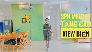 Chung Cư Vũng Tàu Melody Gần Biển✅Căn Hộ 3PN - Tầng Cao - View Biển - Full Nội Thất 🔆 Nhà Đẹp "No.9"