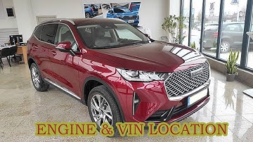 HAVAL H6 GWM 2025 /  ENGINE AND CHASSIS VIN NUMBER LOCATION