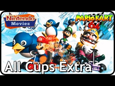 Mario Kart 64 All Courses Extra Mirror Mode 2 Players All Characters 