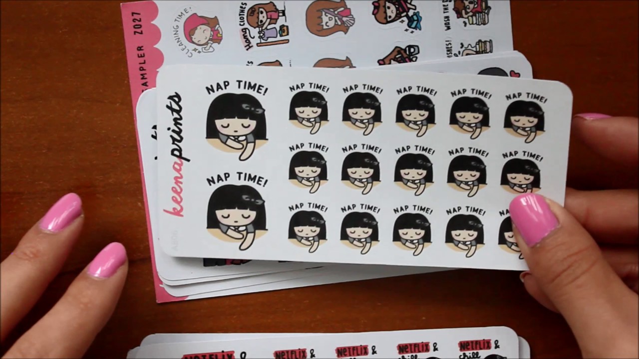 Etsy Sticker Haul || ft Keena Prints, Two Lil Bees, and more!