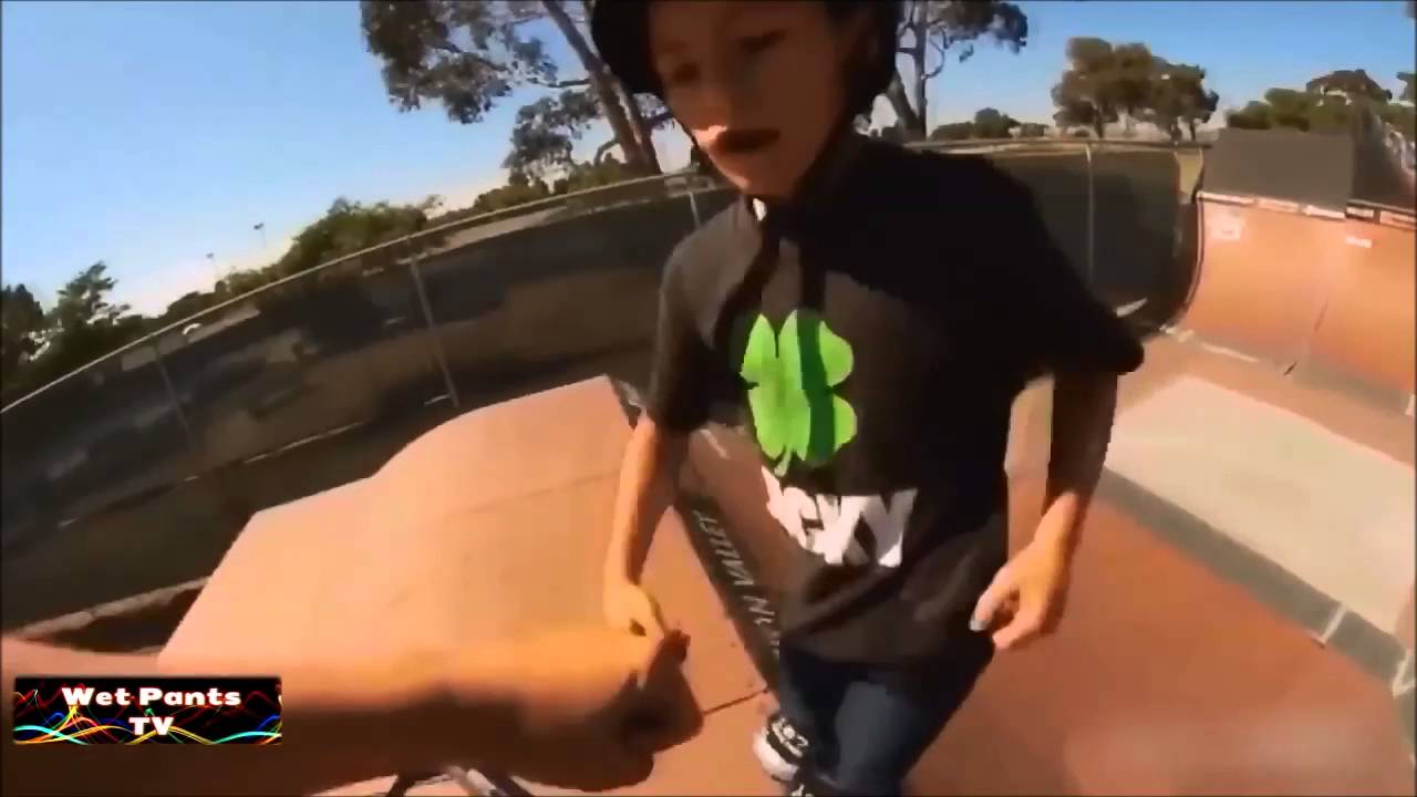 Kid on Scooter win and fail - YouTube