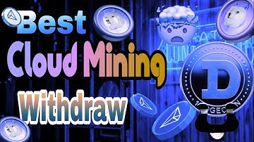 DogeCoin Cloud Mining Website 2023 | Best cloud new Cloud Mining Site | New Free Cloud Mining Site