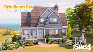 Brindleton Bay Family Home 🌊 | Base Game + Cats & Dogs | The Sims 4 Speed Build | No CC