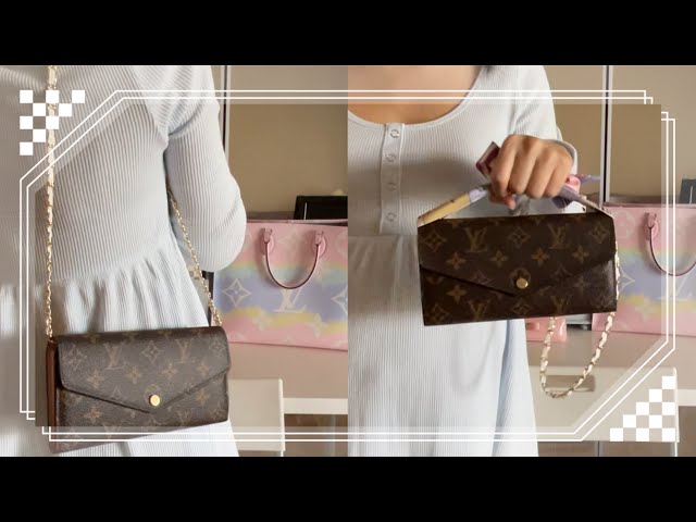 Louis Vuitton, Bags, Louis Vuitton Sarah Portefeuille Wallet On Chain  Th070