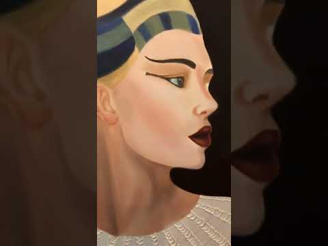 Drawing The Egyptian Queen Nefertiti