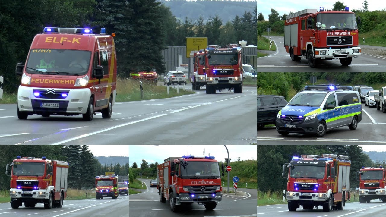 Bauhofstaffel der Feuerwehr Gangelt zu einem gemeldeten Feuer in Gangelt-Birgden