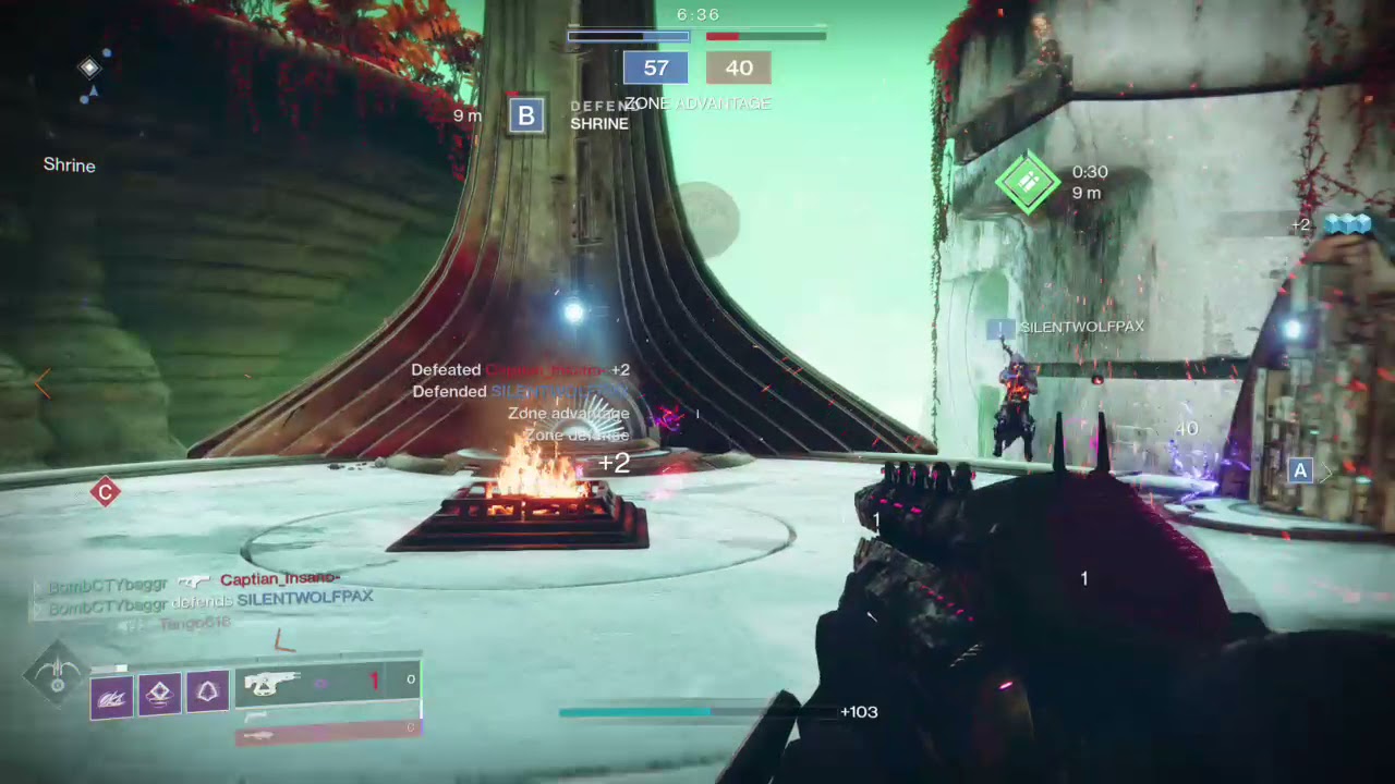 iron banner,top tree void hunter, telesto work.