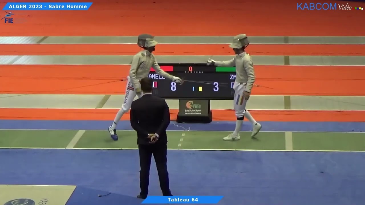 Algiers World Cup 2023 SMS - L64 - Gigi Samele ITA v Alexandru Zmau ROU