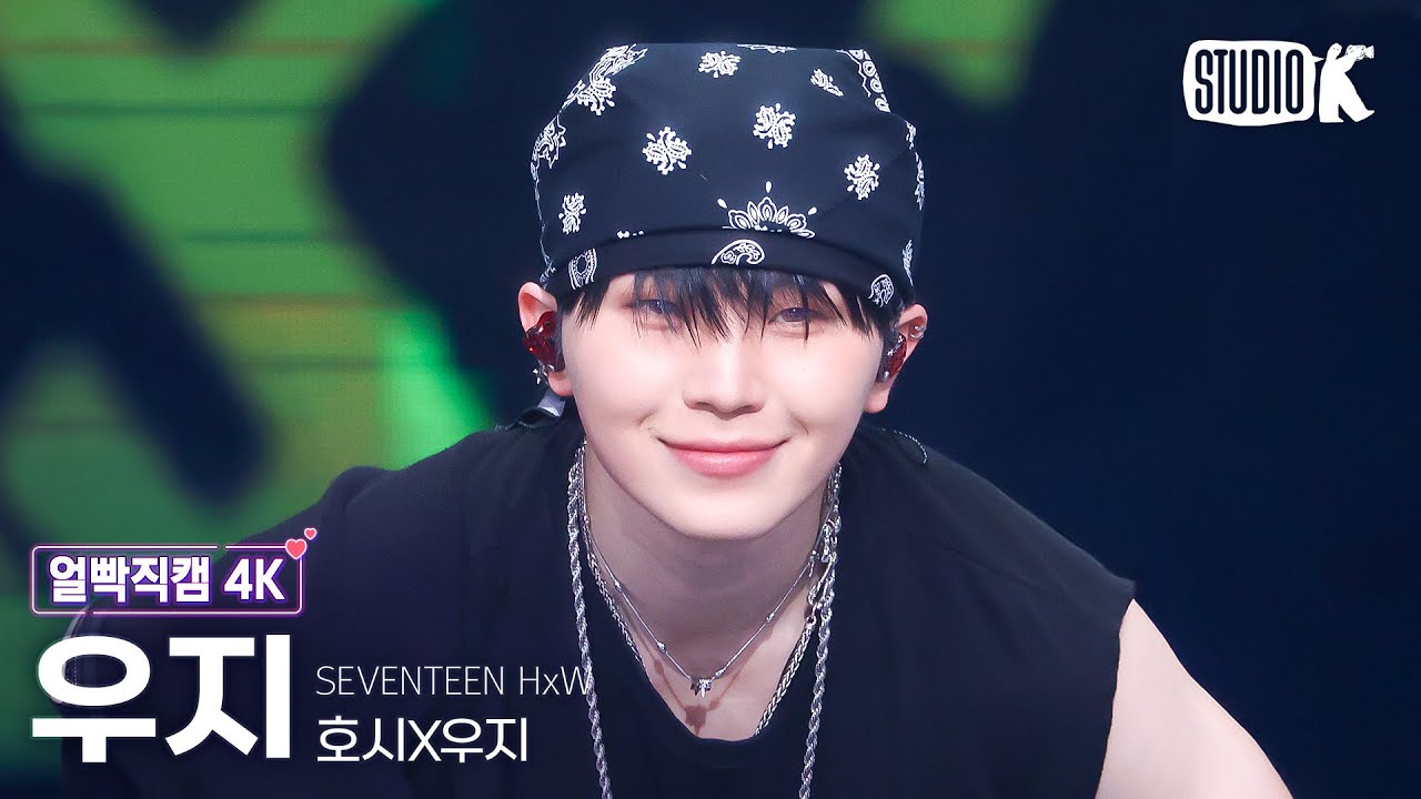 [얼빡직캠 4K] 호시X우지 우지 'STUPID IDIOT' (HxW WOOZI Facecam) @뮤직뱅크(Music Bank) 250314