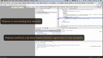 Polymer + WebComponents - Template Auto Binding
