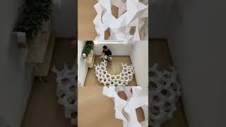Folding a large vertical-standing donut (Origami PHiZZ Torus)
