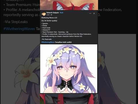 Wuthering Waves  3.8  Apakah ini yang akan menjadi support terbaik patch 4
