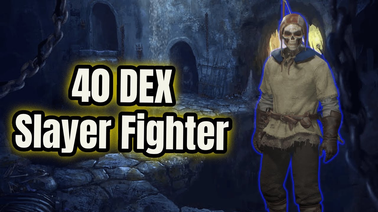 Slayer Fighter 40 DEX Build is Broken - Dark and Darker PVP