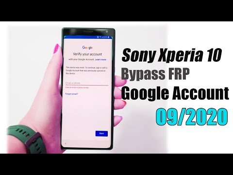 Sony Xperia 8 SOV42 FRP/Google Lock Bypass Without PC || sony 