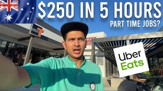 Uber eats best part time for students in Australia  ! Daily vlog 1 #internationalstudents