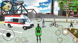 Green Rope Hero: Vegas City - Open World Crime Simulator - Android Gameplay screenshot 1