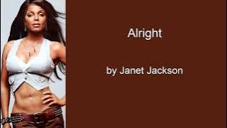 Alright by Janet Jackson (Lyrics)