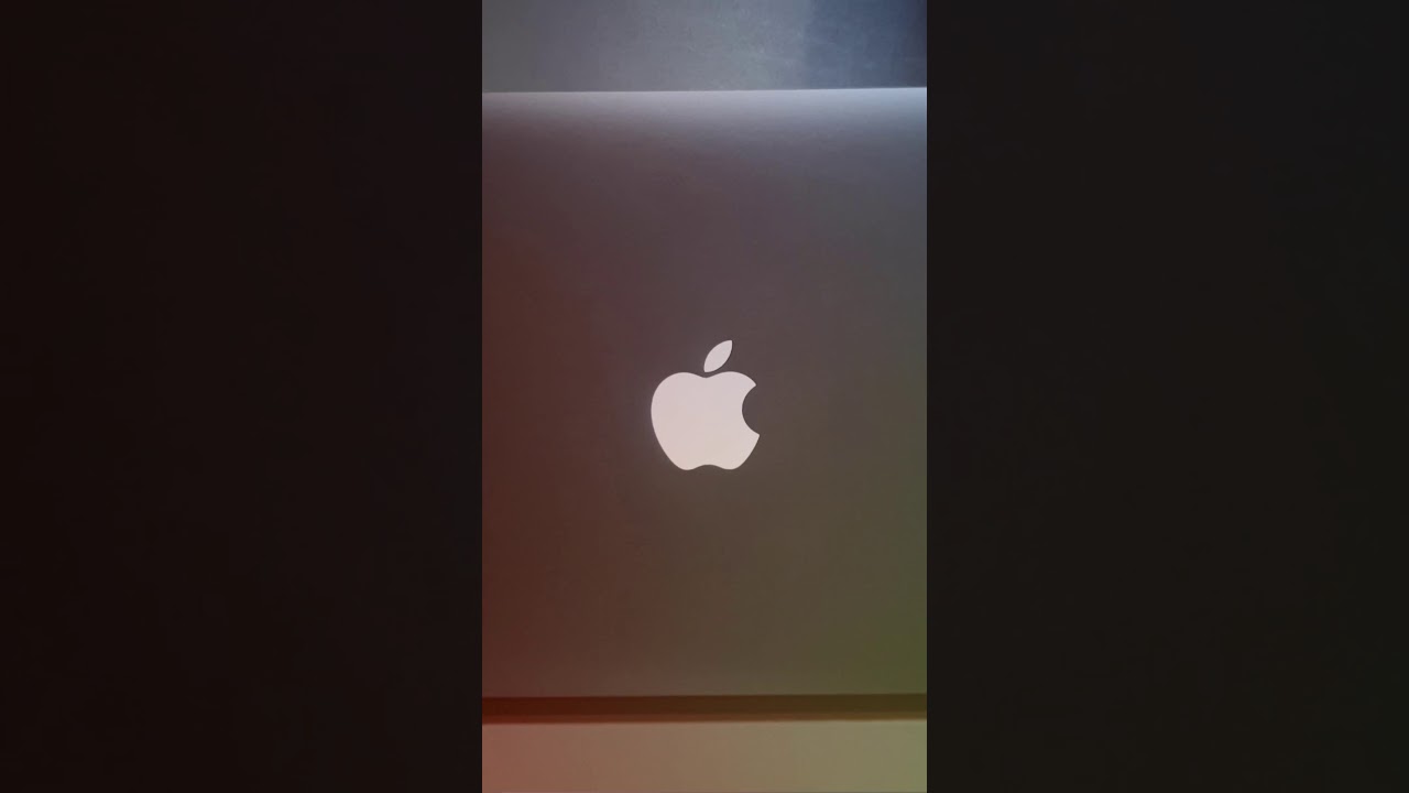 Macbook Pro with light apple logo 🍏, late 2014. shorts YouTube
