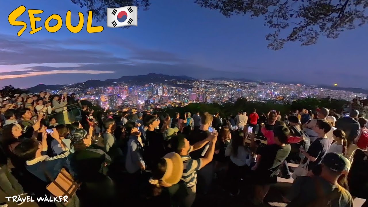 [4K] 역대급 인파몰린 ‘캐데헌’ 속 서울명소 남산에서… 🌕📸🇰🇷 추석 / Walking around NAMSAN during Chuseok Holiday - Seoul