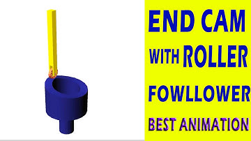 Theory of Machines: End Cam (animation)