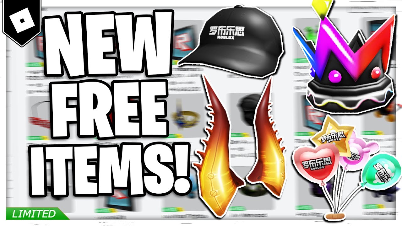 HOW TO GET NEW FREE ROBLOX ITEMS! CLAIM NOW! - Roblox CHINESE EVENT ...