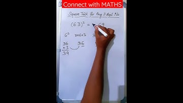 Square Trick for any 2-digit number | #maths #shorts