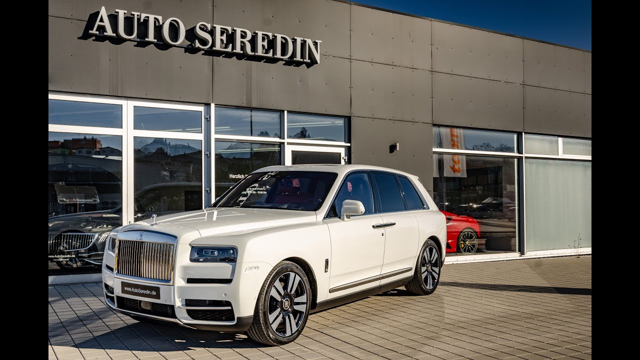 Brand New Rolls Royce Cullinan White Red Auto Seredin Germany