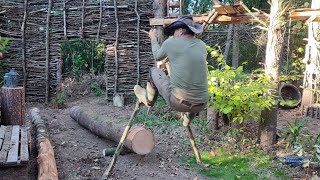 An Old-Fashioned Way To Move Heavy Things