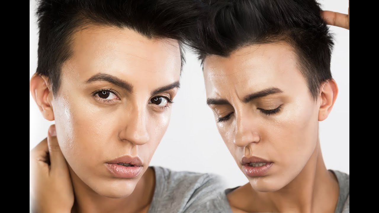Gender Fluid Genderless Make Up Tutorial Youtube